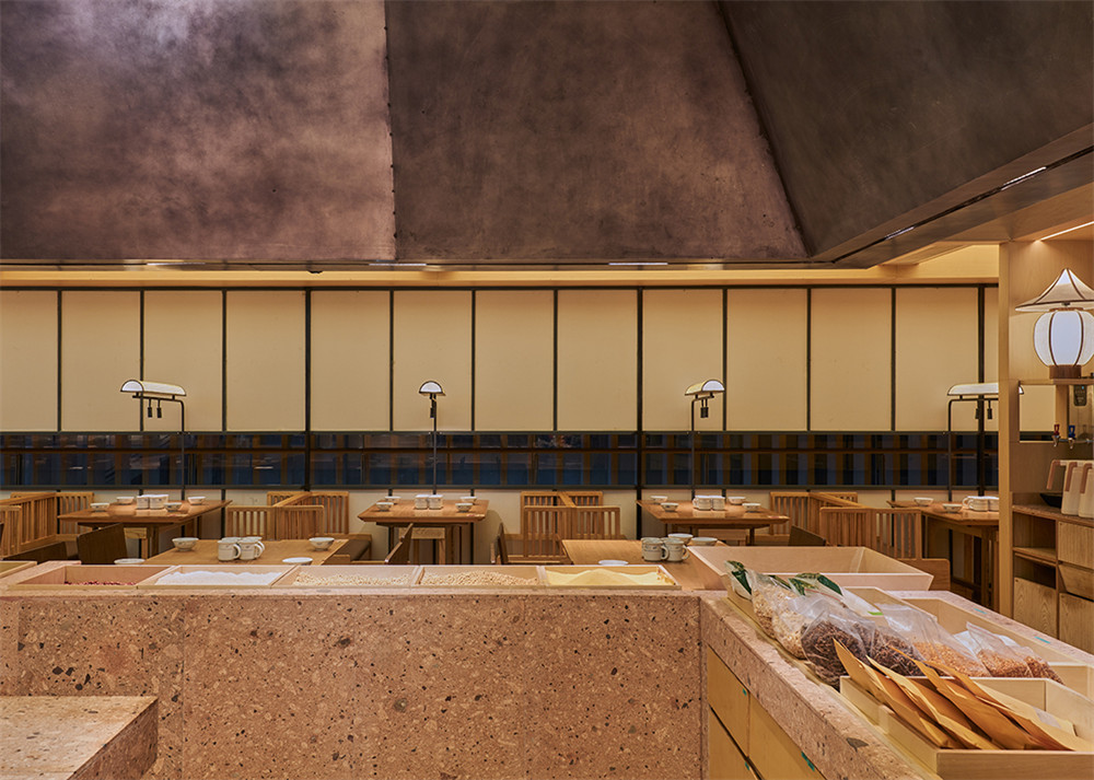 農(nóng)耕記土潮風(fēng)特色湖南菜餐廳裝修設(shè)計(jì)方案(圖7)