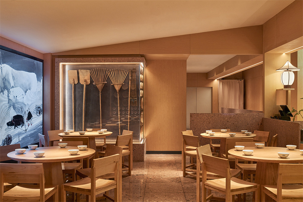 農(nóng)耕記土潮風(fēng)特色湖南菜餐廳裝修設(shè)計(jì)方案(圖8)