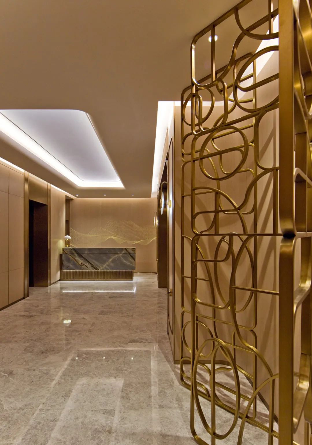 福臨門(mén)輕奢風(fēng)粵菜中餐廳裝修設(shè)計(jì)方案(圖1)