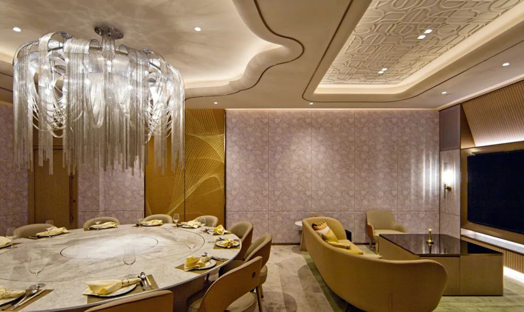 福臨門(mén)輕奢風(fēng)粵菜中餐廳裝修設(shè)計(jì)方案(圖9)