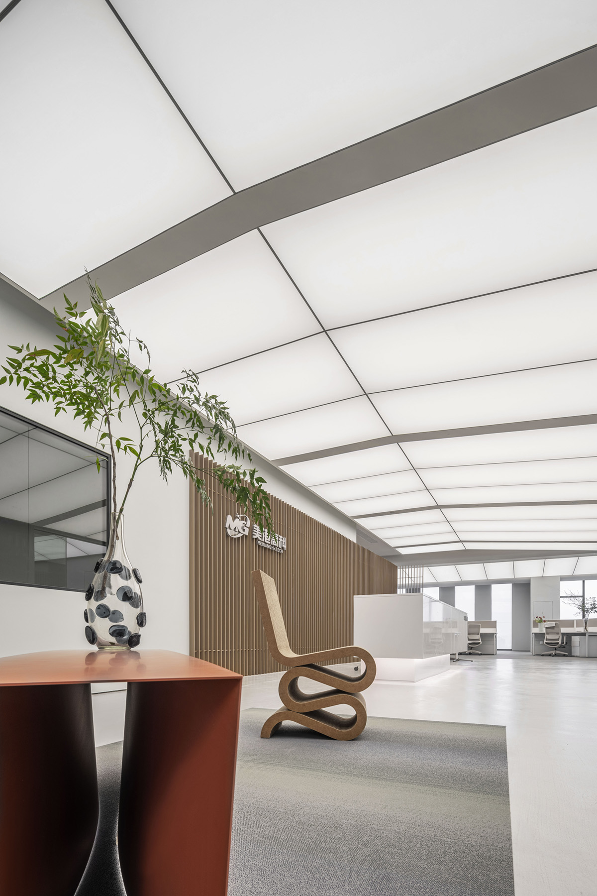 1200平方現(xiàn)代極簡(jiǎn)風(fēng)生物科技公司辦公室裝修(圖4)