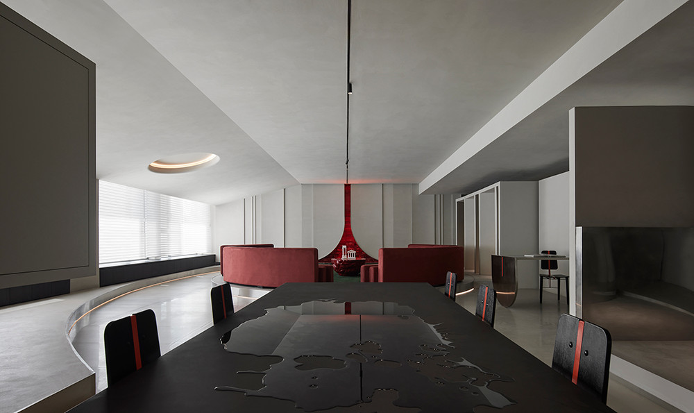 集沙龍、展覽于一體的老板電器辦公室裝修設(shè)計(圖4)