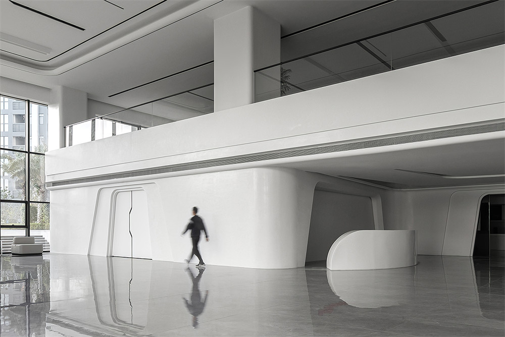 8000㎡迅揚(yáng)科技總部展廳&辦公大樓裝修設(shè)計(jì)方案(圖3)