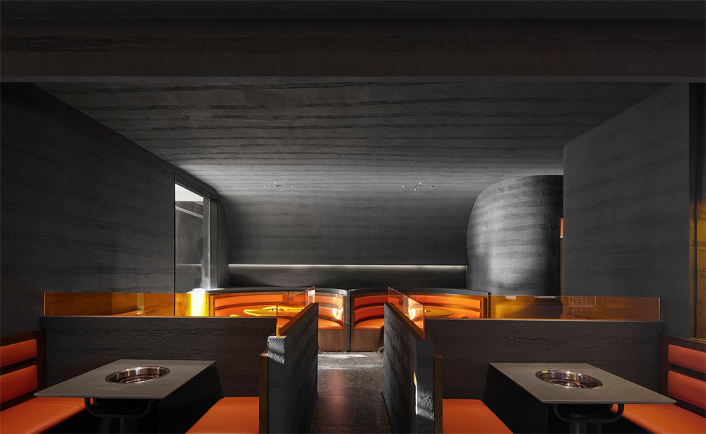 鄭州金博大推薦廣濟(jì)潮牛地道潮汕火鍋店裝修設(shè)計(jì)(圖3)