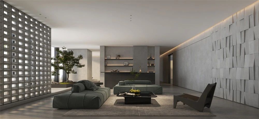 極簡禪意茶館兼辦公室裝修設計案例(圖1)