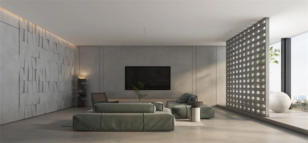 極簡禪意茶館兼辦公室裝修設計案例(圖3)