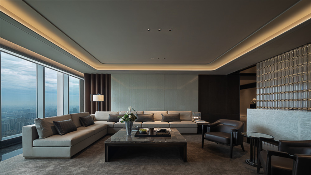 高端企業(yè)總部總裁辦公室&會所裝修設(shè)計(jì)方案(圖6)