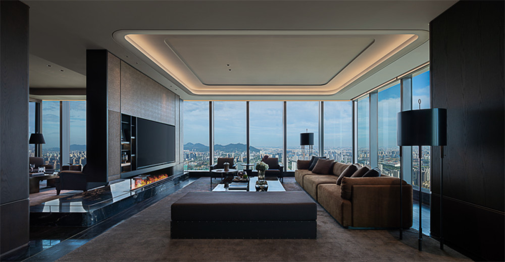 高端企業(yè)總部總裁辦公室&會所裝修設(shè)計(jì)方案(圖9)