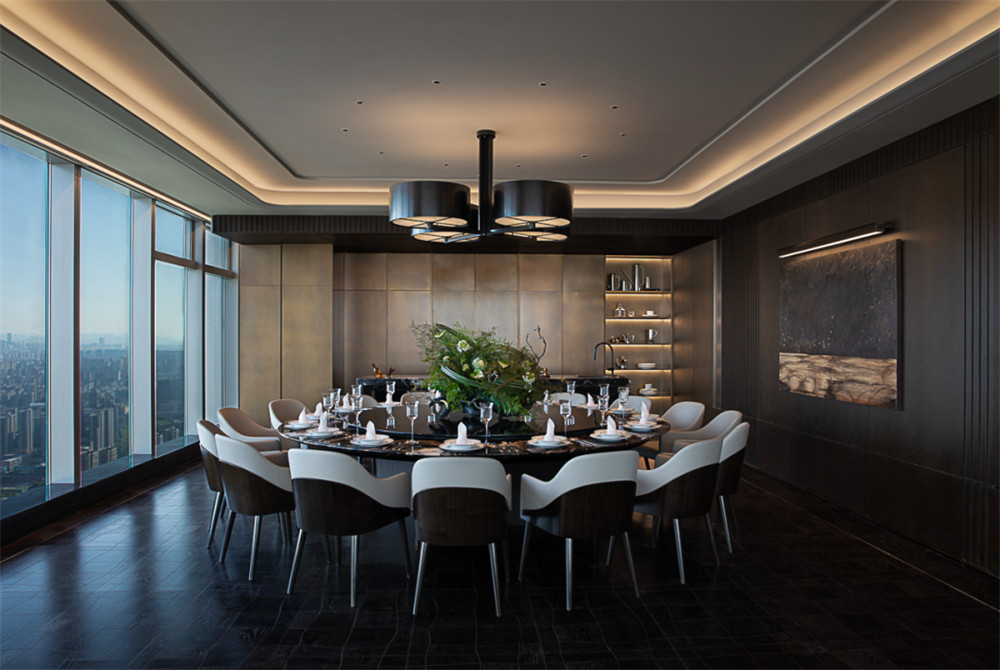 高端企業(yè)總部總裁辦公室&會所裝修設(shè)計(jì)方案(圖11)