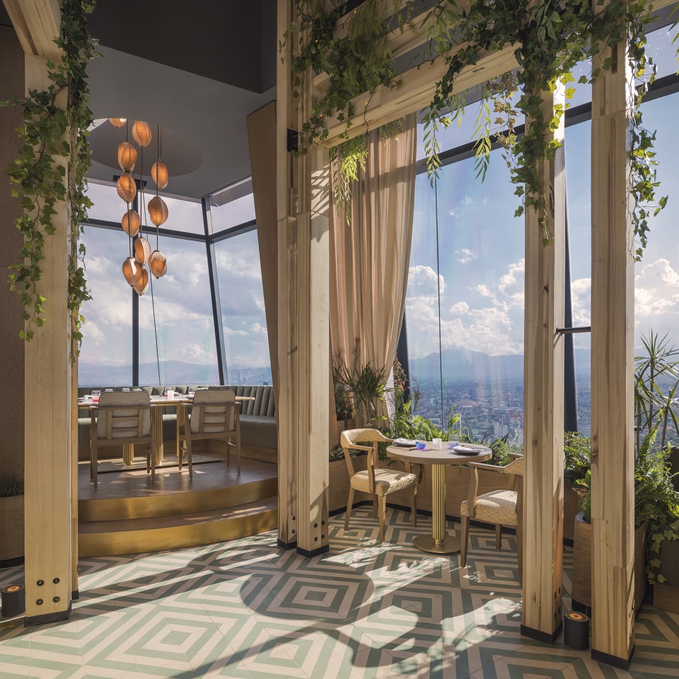 室內(nèi)庭院式LING LING特色餐廳裝修設計方案(圖5)