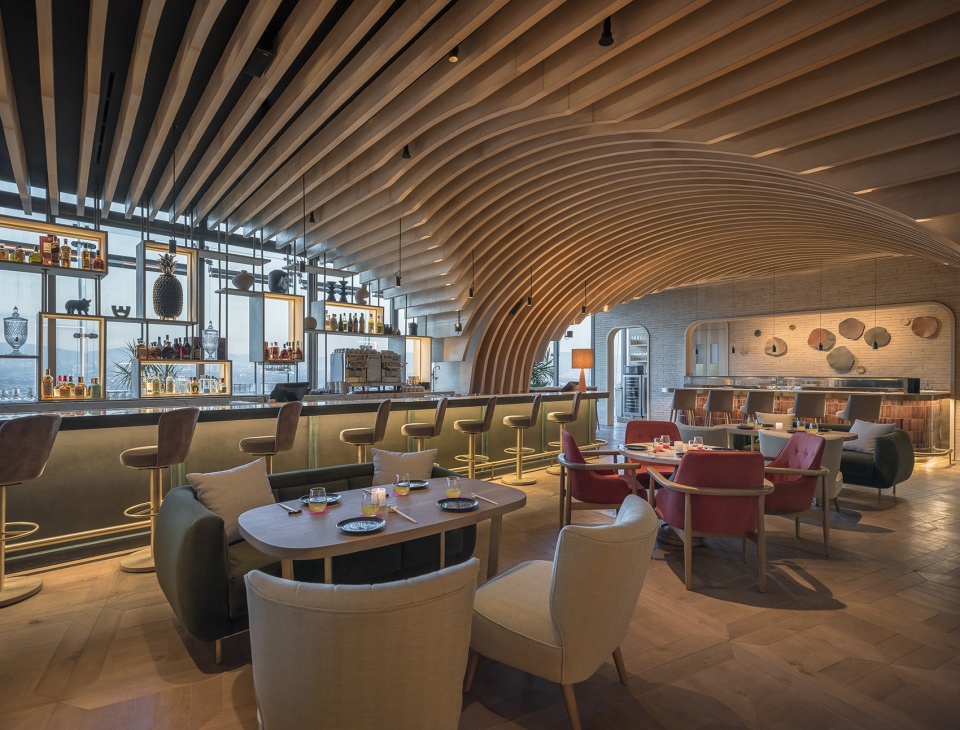 室內(nèi)庭院式LING LING特色餐廳裝修設計方案(圖9)