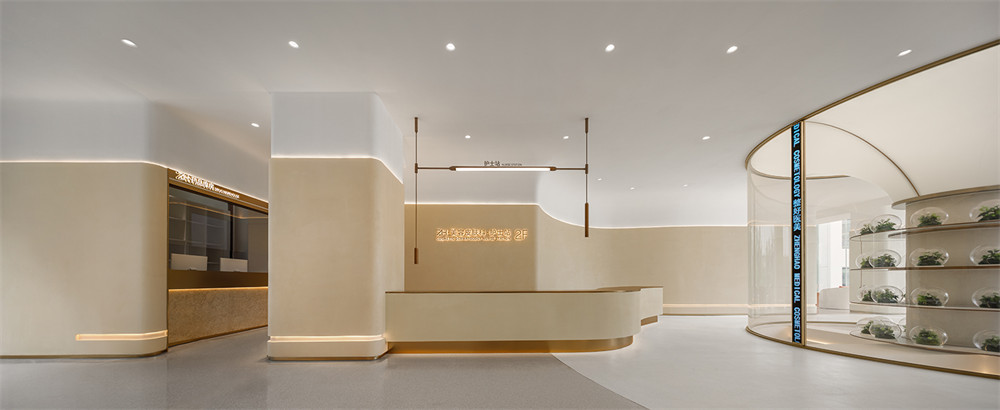 鄭州金博大推薦極簡輕奢風整好醫(yī)療美容醫(yī)院裝修設計(圖1)