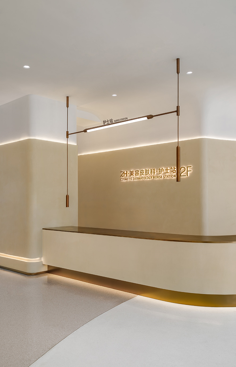 鄭州金博大推薦極簡輕奢風整好醫(yī)療美容醫(yī)院裝修設計(圖2)