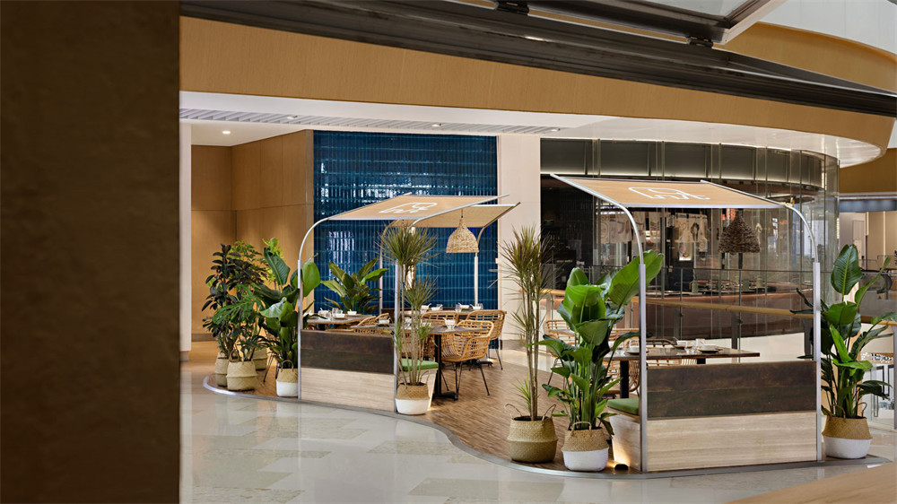 鄭州金博大分享二十二象泰式料理餐廳裝修設計(圖4)