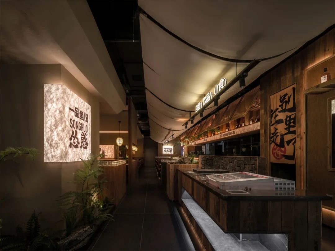 一品魚(yú)悅燒烤·川菜融合餐廳酒吧裝修設(shè)計(jì)方案(圖2) 一品魚(yú)悅燒烤·川菜融合餐廳酒吧裝修設(shè)計(jì)方案(圖2)