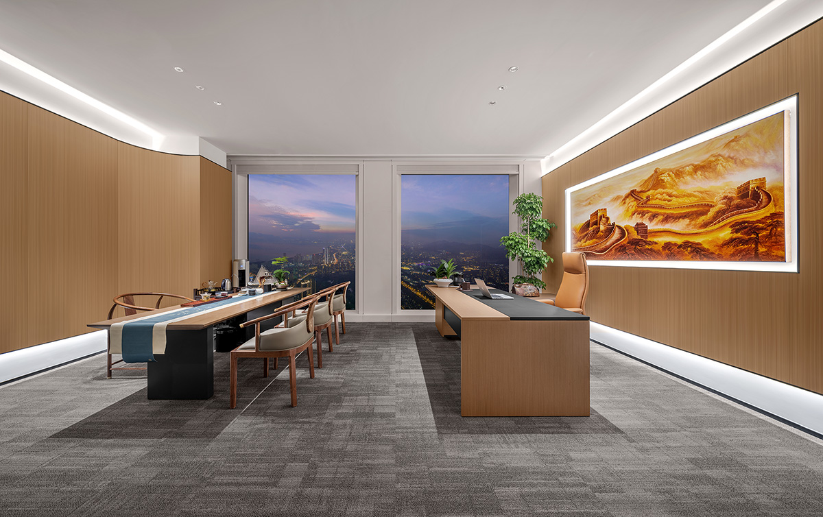 現(xiàn)代大氣新中式 乾成律師事務(wù)所裝修設(shè)計(jì)方案(圖15) 現(xiàn)代大氣新中式 乾成律師事務(wù)所裝修設(shè)計(jì)方案(圖15)