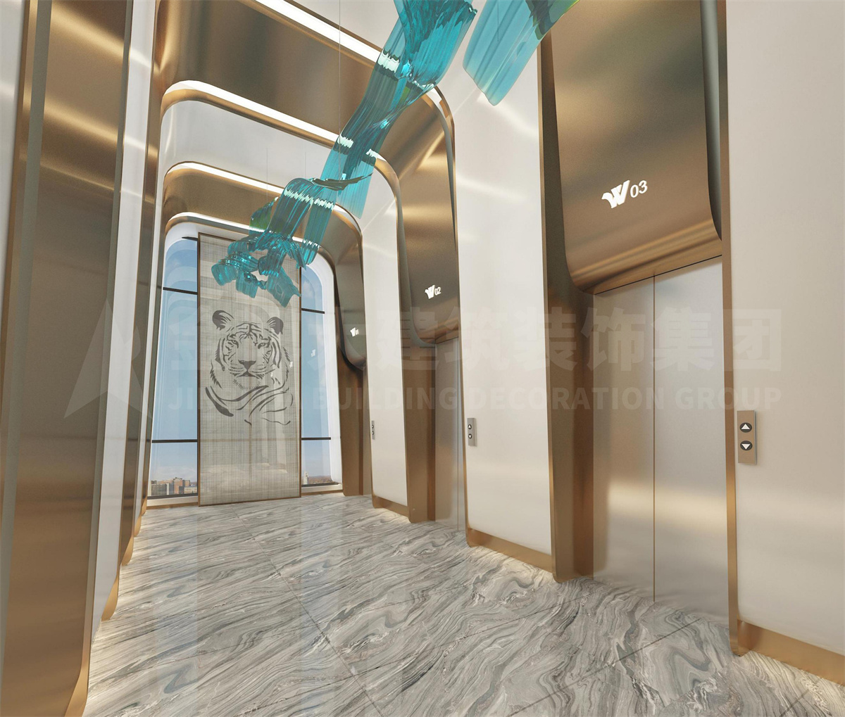 廣東清遠慶精品酒店裝修設計案例效果圖