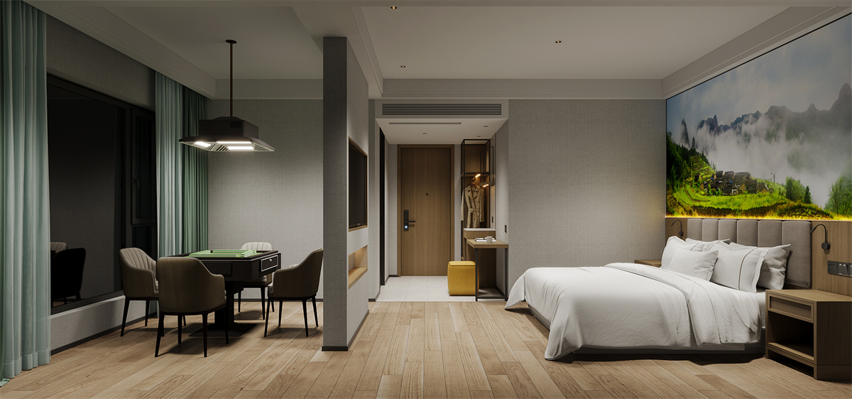 長沙秋果精品商務(wù)酒店裝修設(shè)計案例效果圖