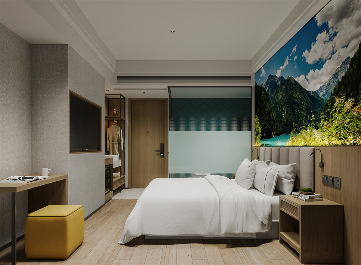 長沙秋果精品商務(wù)酒店裝修設(shè)計案例效果圖