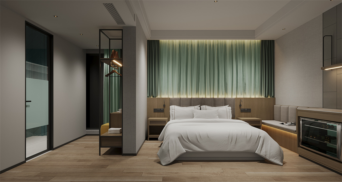 長沙秋果精品商務(wù)酒店裝修設(shè)計案例效果圖