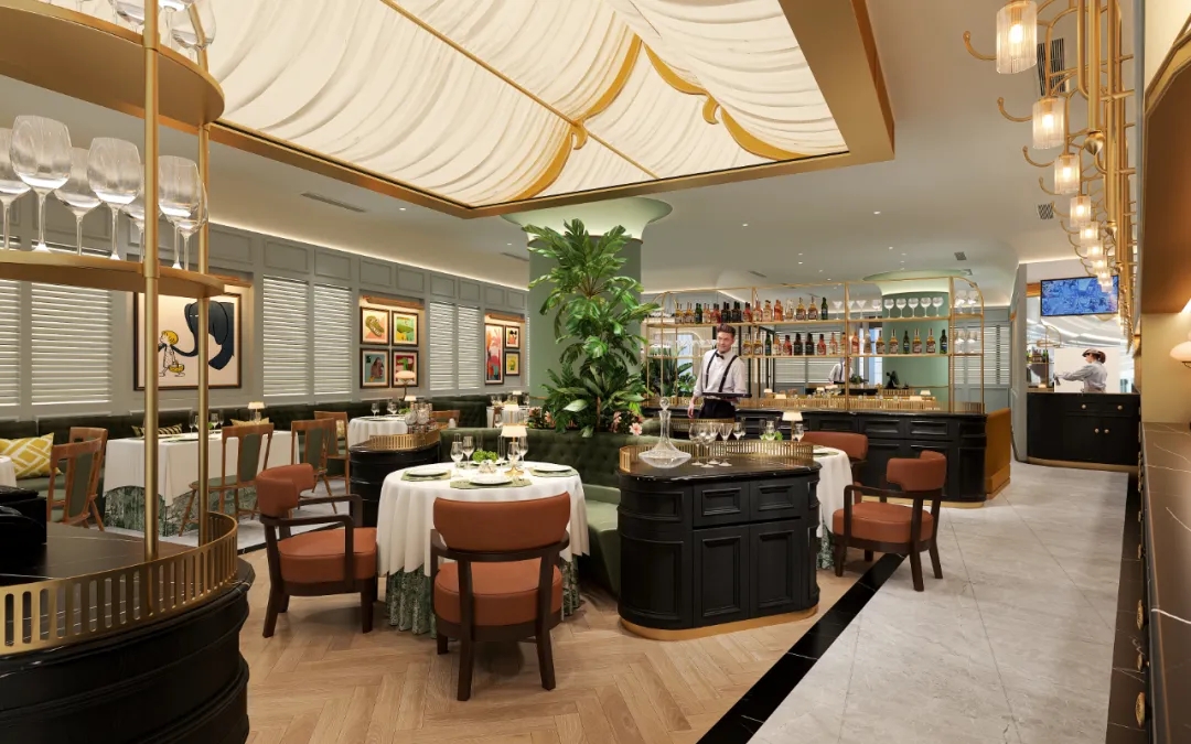 新時泰泰式特色餐廳改造裝修設(shè)計(jì)案例(圖4) 新時泰泰式特色餐廳改造裝修設(shè)計(jì)案例(圖4)