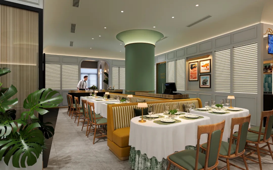 新時泰泰式特色餐廳改造裝修設(shè)計(jì)案例(圖5) 新時泰泰式特色餐廳改造裝修設(shè)計(jì)案例(圖5)