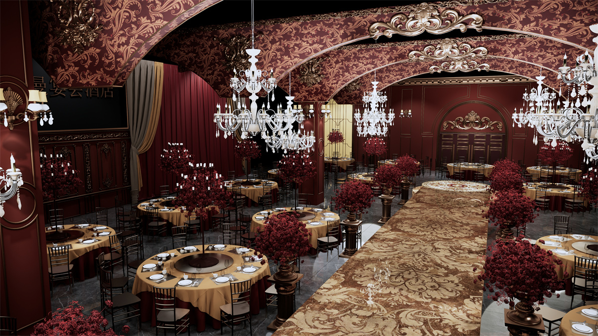 濮陽婚禮堂設(shè)計(jì)-鉑曼婚宴酒店裝修設(shè)計(jì)