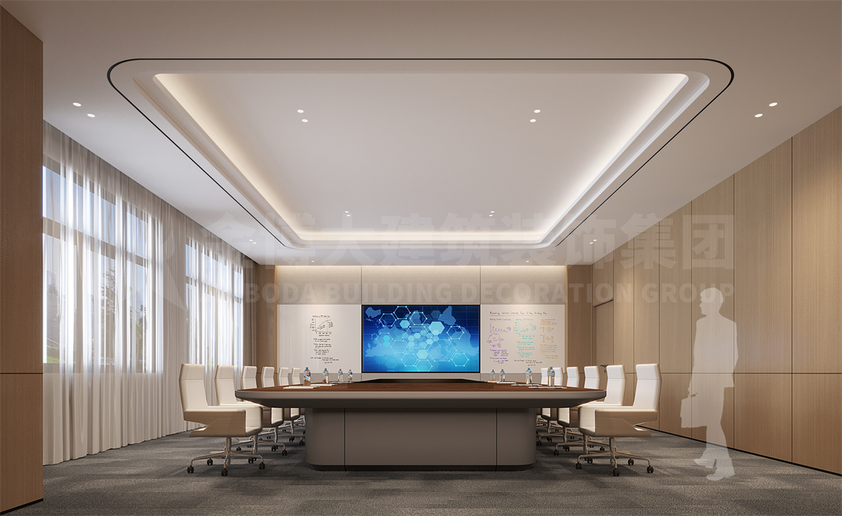 新鄉(xiāng)衛(wèi)華集團辦公樓裝修設計