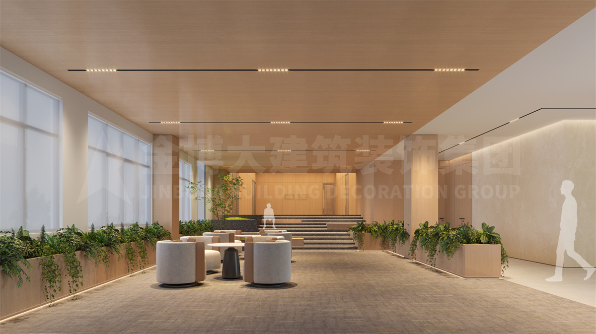 新鄉(xiāng)衛(wèi)華集團辦公樓裝修設計