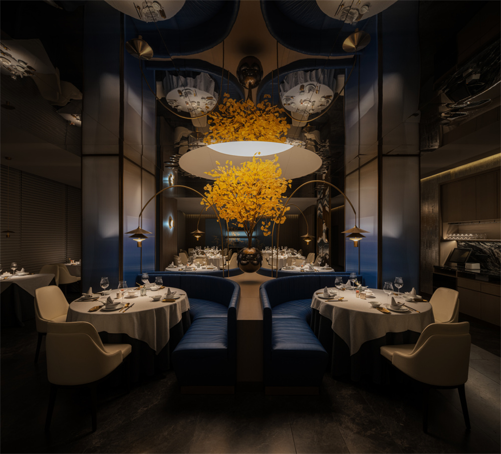 鄭州金博大推薦拾味甬府尊鮮海鮮餐廳裝修設(shè)計(jì)方案(圖4) 鄭州金博大推薦拾味甬府尊鮮海鮮餐廳裝修設(shè)計(jì)方案(圖4)