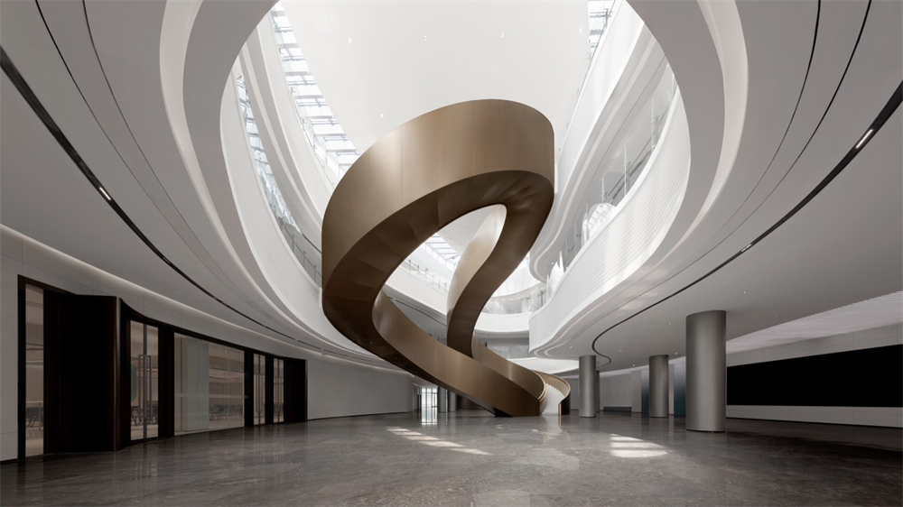 現代簡約時尚科技園區(qū)辦公樓裝修設計案例(圖5) 現代簡約時尚科技園區(qū)辦公樓裝修設計案例(圖5)