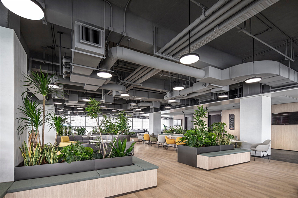 現代簡約時尚科技園區(qū)辦公樓裝修設計案例(圖15) 現代簡約時尚科技園區(qū)辦公樓裝修設計案例(圖15)