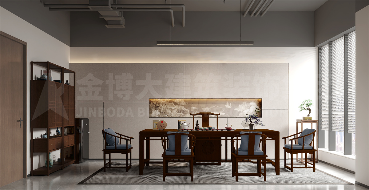 鄭州中能律師事務所裝修設計案例效果圖