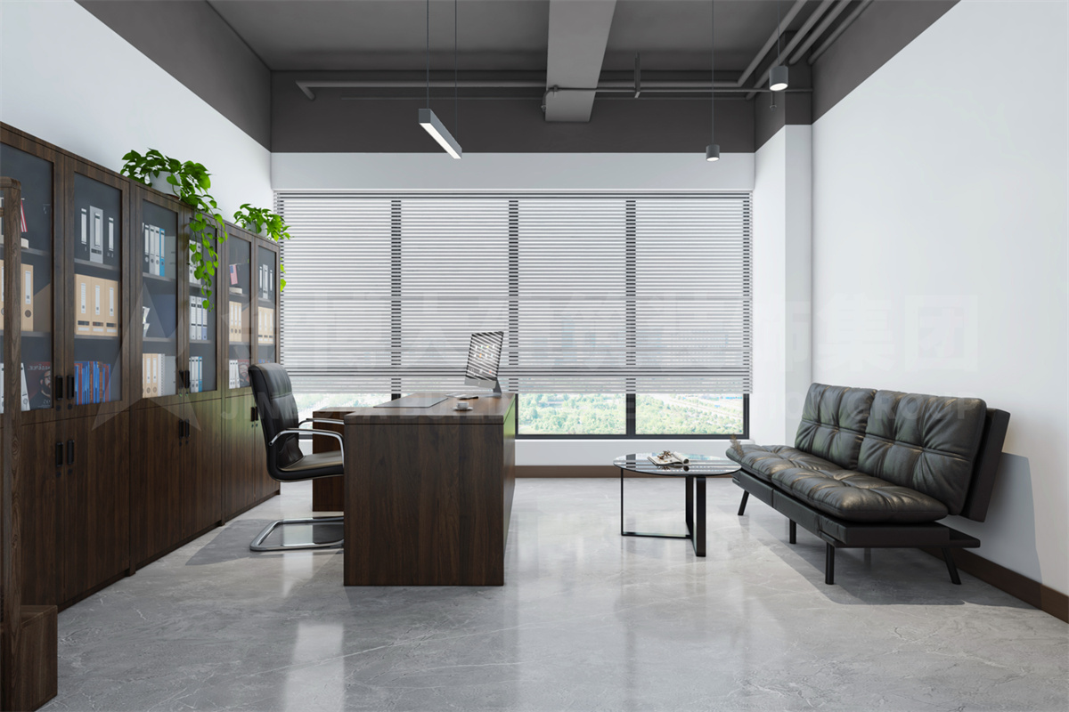 鄭州中能律師事務所裝修設計案例效果圖