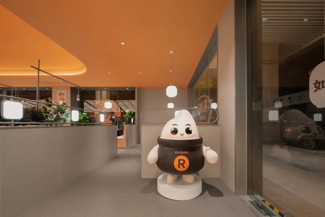 如軒海鮮砂鍋粥連鎖品牌餐廳裝修設(shè)計(圖3) 如軒海鮮砂鍋粥連鎖品牌餐廳裝修設(shè)計(圖3)