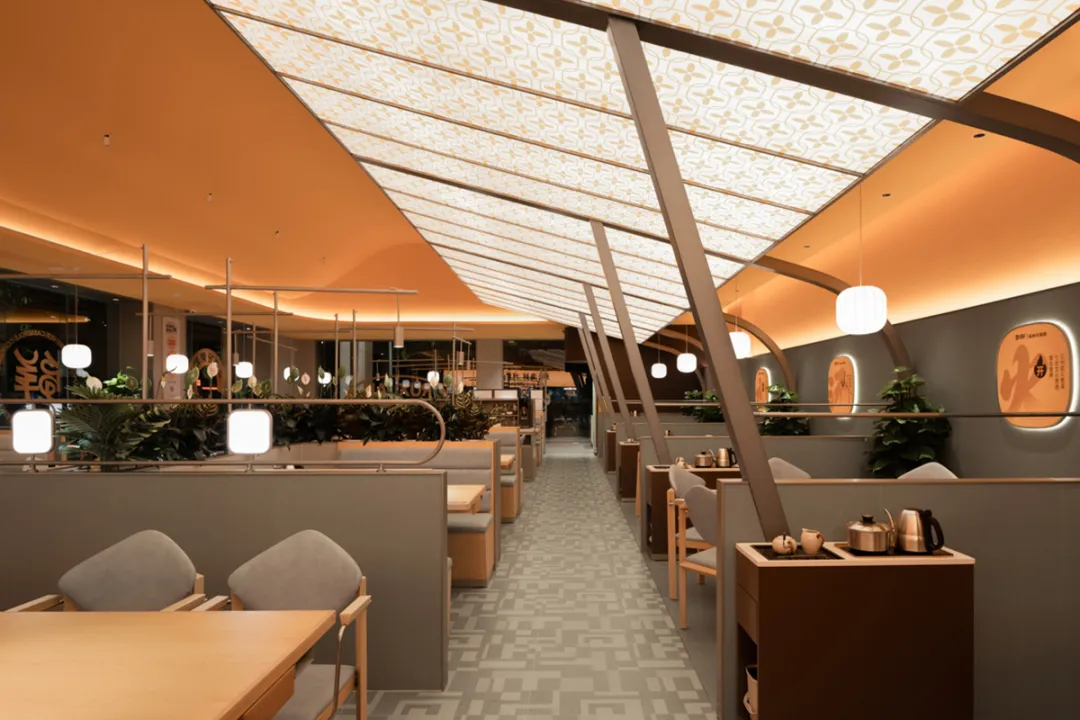 如軒海鮮砂鍋粥連鎖品牌餐廳裝修設(shè)計(圖6) 如軒海鮮砂鍋粥連鎖品牌餐廳裝修設(shè)計(圖6)