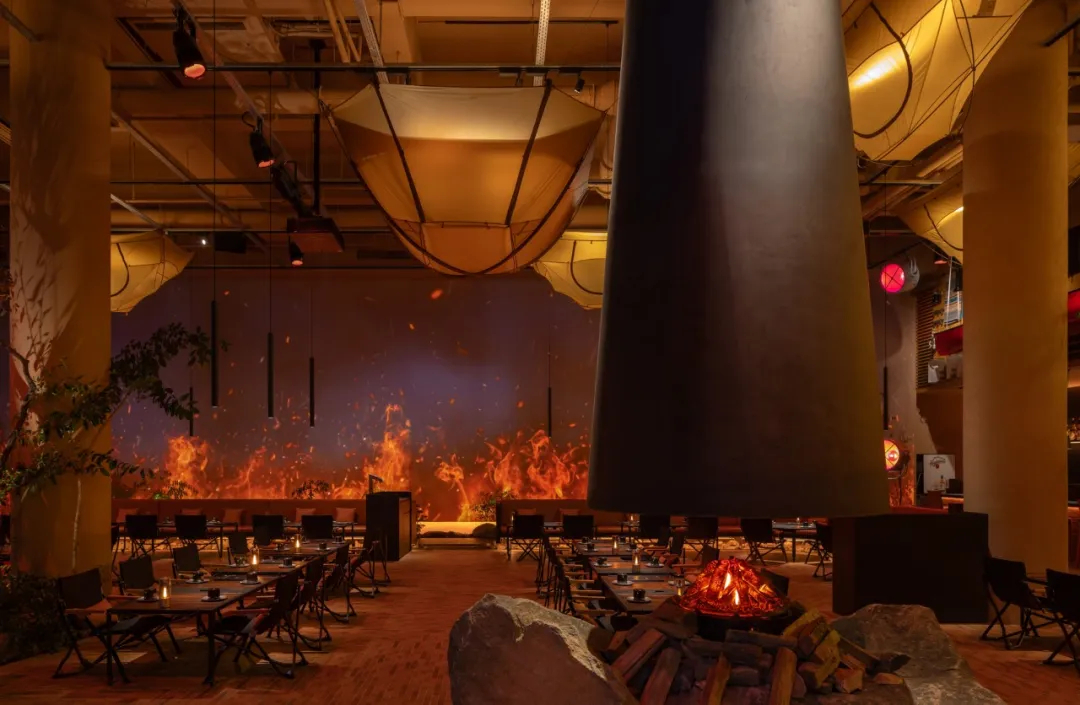鄭州金博大推薦篝火旁·露營風(fēng)燒烤店裝修設(shè)計方案(圖5) 鄭州金博大推薦篝火旁·露營風(fēng)燒烤店裝修設(shè)計方案(圖5)