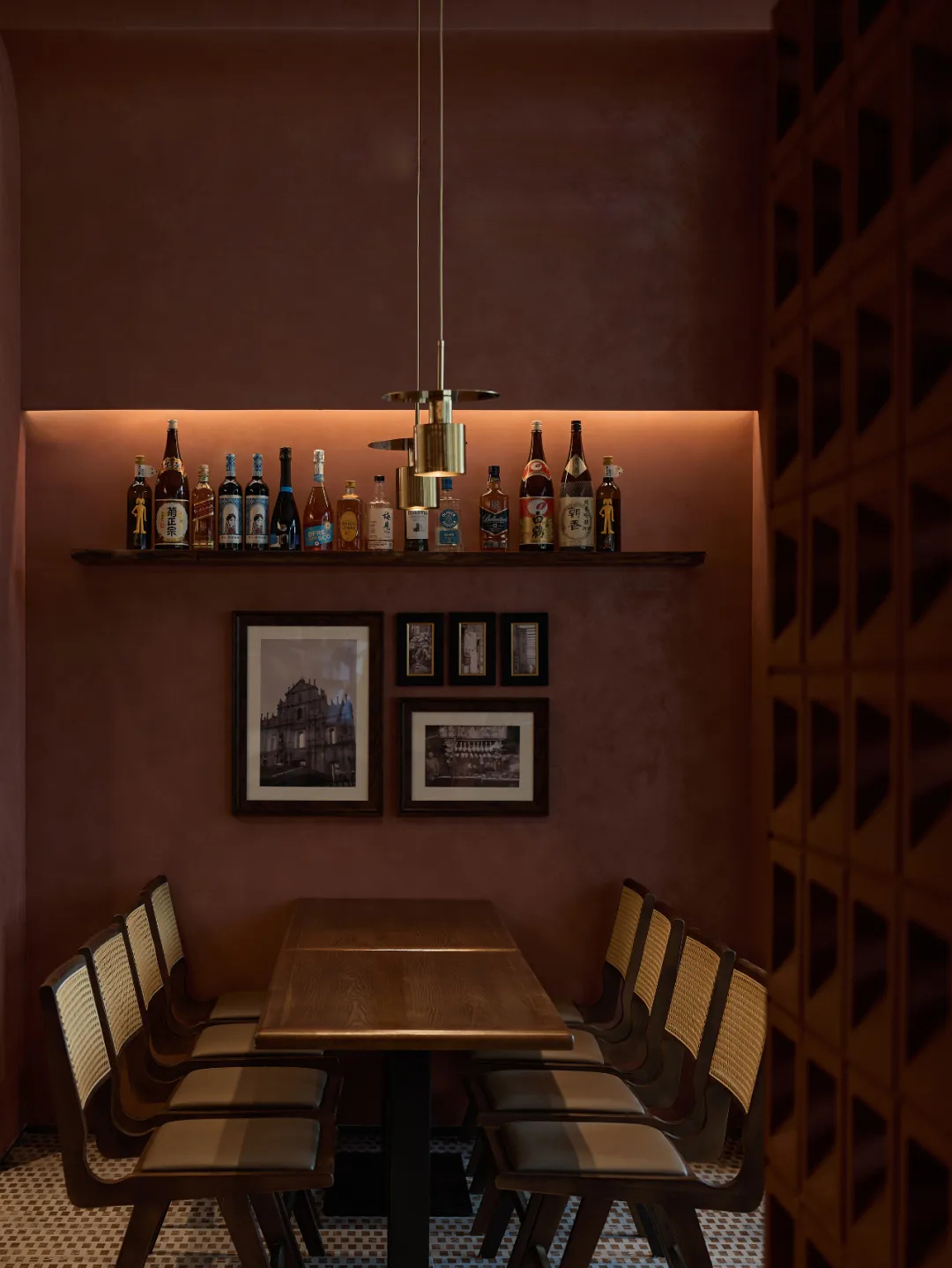 現(xiàn)代多元東方美學(xué)  鄭州錦麥?！っ骛^裝修設(shè)計(jì)方案(圖7)