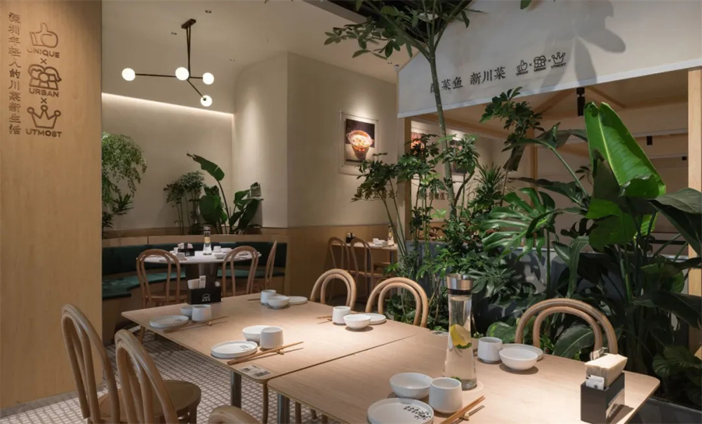 鄭州金博大推薦漁語魚四川小館裝修設(shè)計方案(圖8) 鄭州金博大推薦漁語魚四川小館裝修設(shè)計方案(圖8)