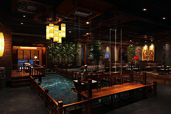 青門火鍋店裝修設(shè)計案例