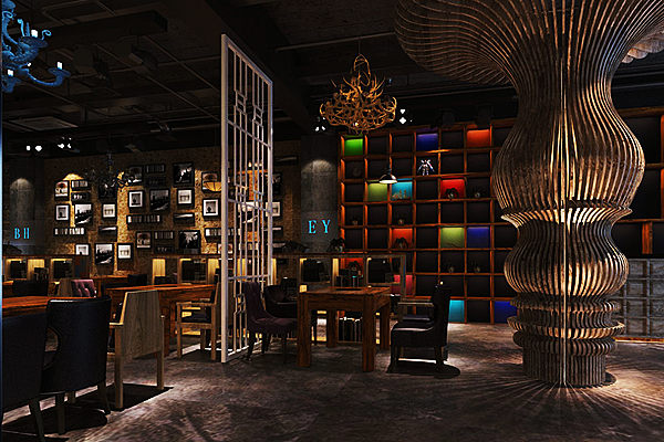 漁樂主題火鍋店設(shè)計案例