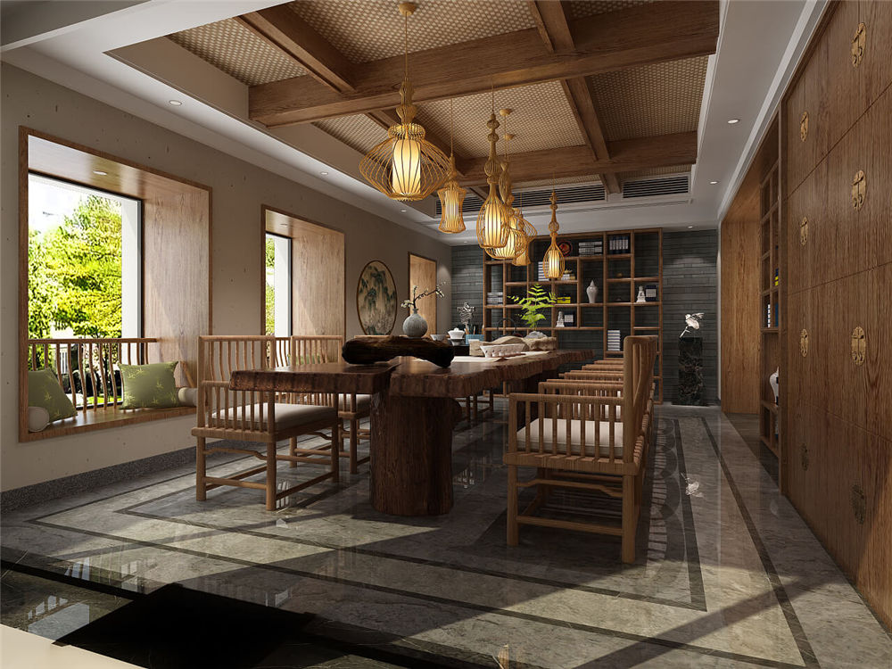 鄭州民宿裝修設(shè)計(jì)案例效果圖(圖4) 鄭州民宿裝修設(shè)計(jì)案例效果圖(圖4)