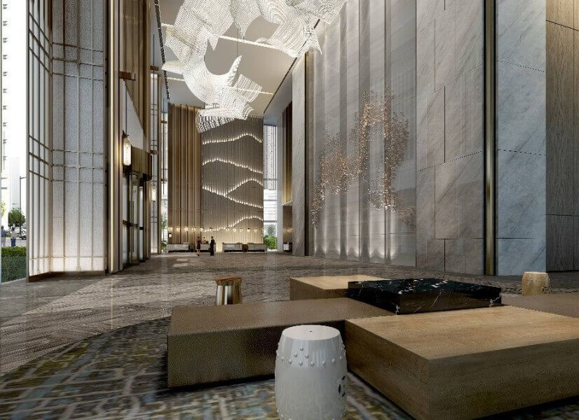 鄭州精品酒店大堂裝修設(shè)計注意的問題(圖2)