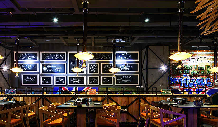 鄭州燒烤店裝修案例 鄭州燒烤店裝修案例