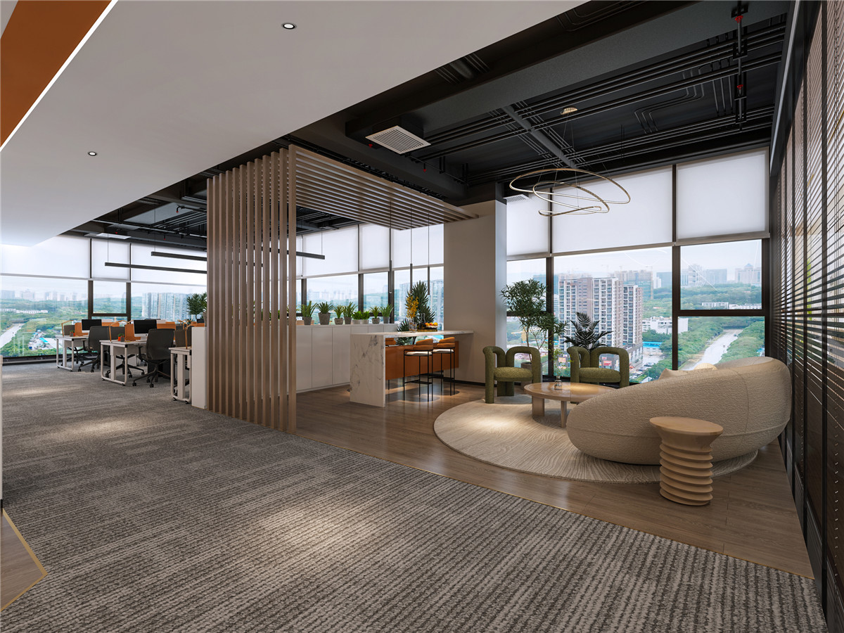 鄭州糖小果科技公司|辦公設(shè)計方案|案例效果圖