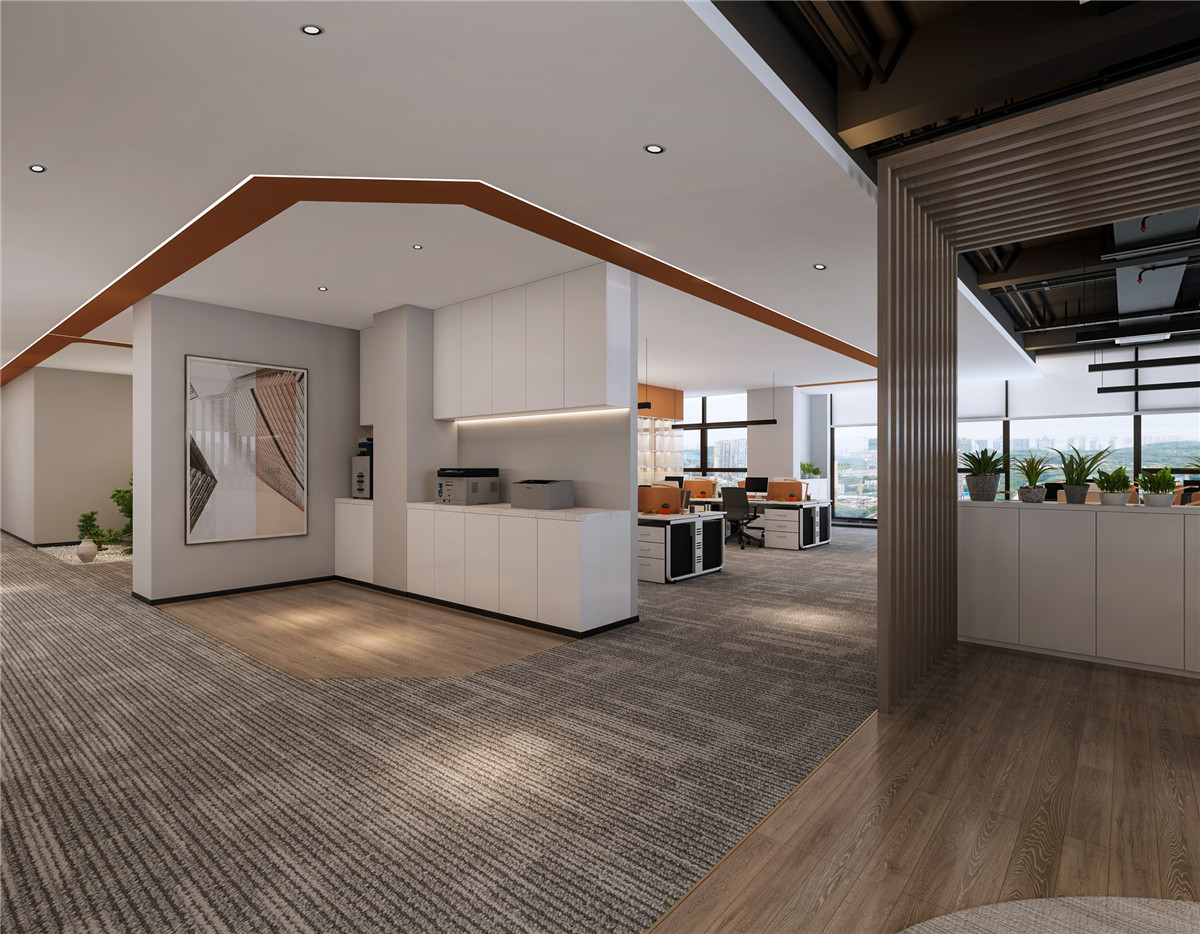 鄭州糖小果科技公司|辦公設(shè)計方案|案例效果圖